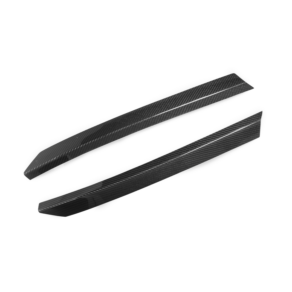 Corvette C8 Z51 DRY CARBON FIBER Rear Spoiler Add-On Wickers Extension