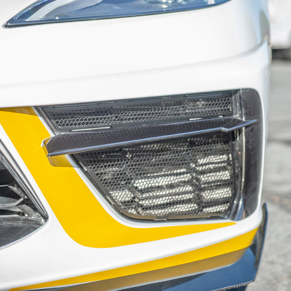 Corvette C8 Front Mesh Grill Insert Cover — product photo 1