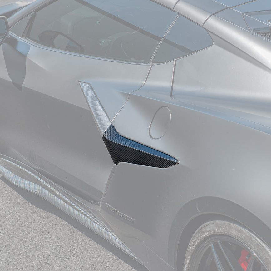 Chevrolet Corvette C8 Z06 DRY CARBON FIBER Door Scoop