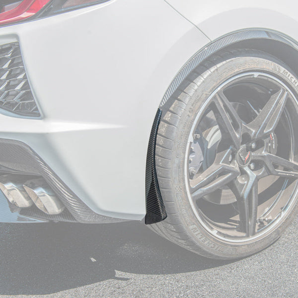 Corvette C8 Stingray XL Extended Rear Splash Guard — product photo 1