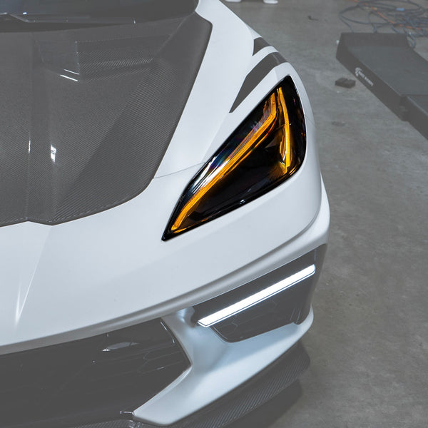 Corvette C8 GT Style Amber LED DRL Module Set — product photo 1