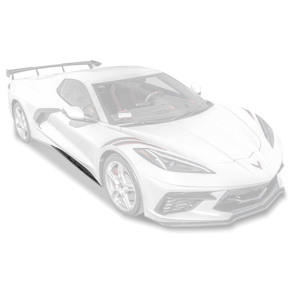 Chevrolet Corvette C8 Z51 Package Side Skirts — product photo 1