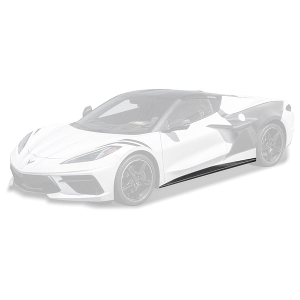 Corvette C8 EOS Performance Side Skirts — product photo 1