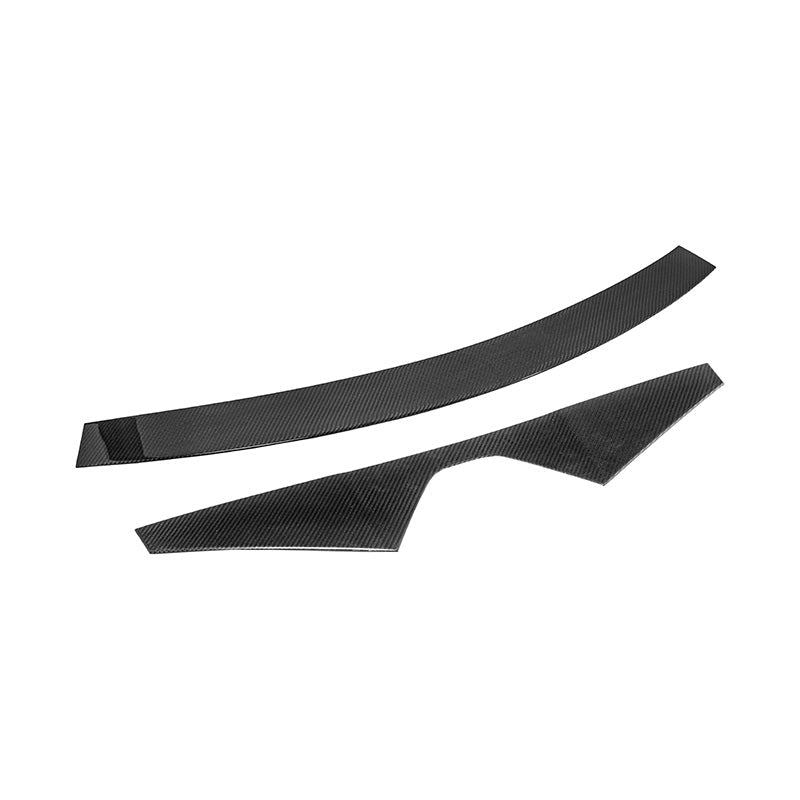 2020-Up Corvette C8 DRY CARBON FIBER Windshield Upper Molding Trim