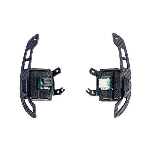 2020-Up Corvette C8 Steering Wheel Magnetic Paddle Shifter Pair — product photo 1