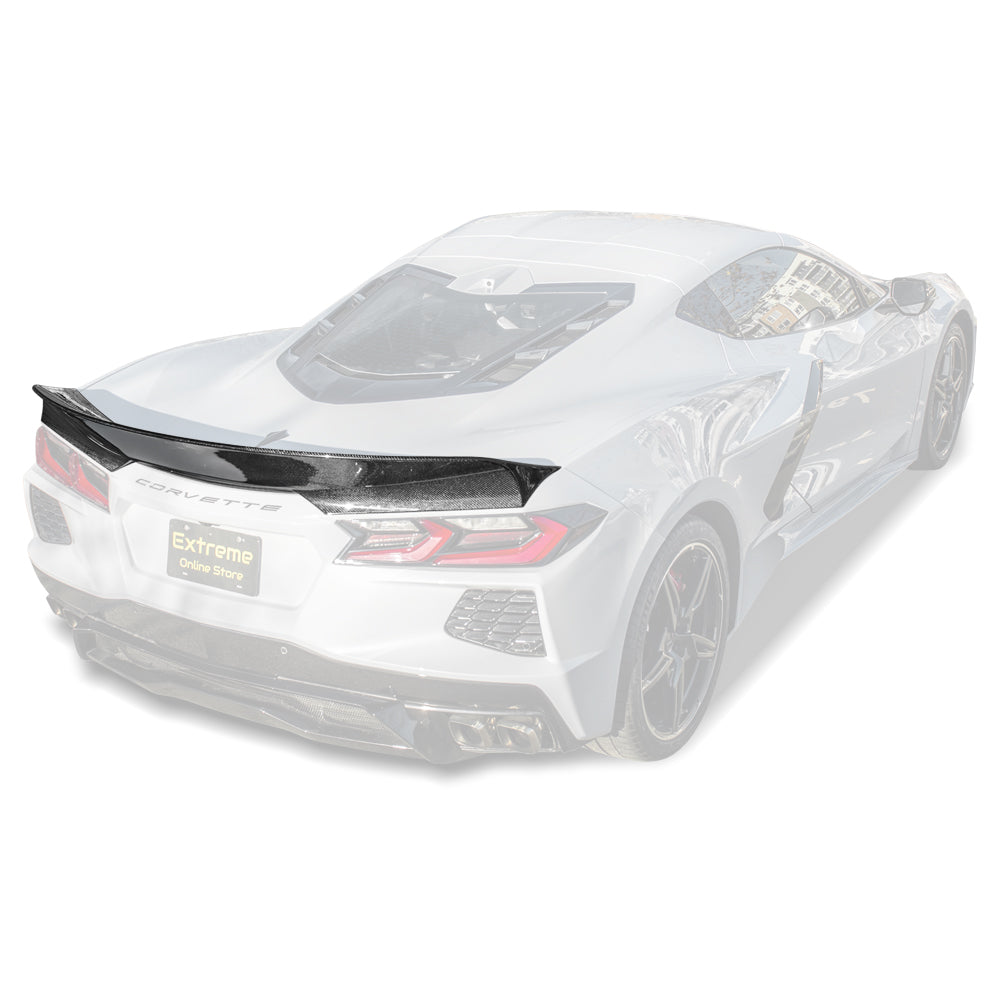 Ducktail Package Corvette C8 Stingray Rear Trunk Spoiler