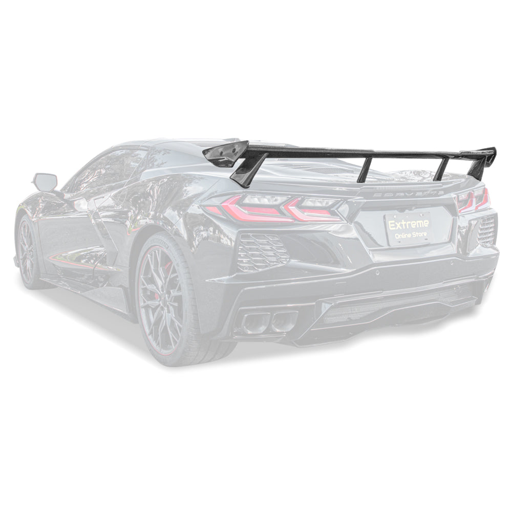 5VM Package Corvette C8 Stingray DRY CARBON FIBER Rear Spoiler