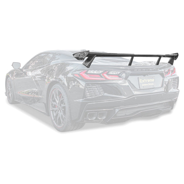 5VM Package Corvette C8 Stingray DRY CARBON FIBER Rear Spoiler — product photo 1