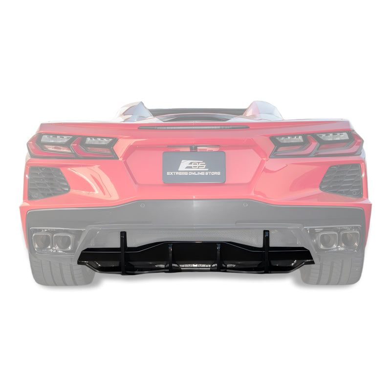 Corvette C8 Rear Bumper Add-On Diffuser Lip