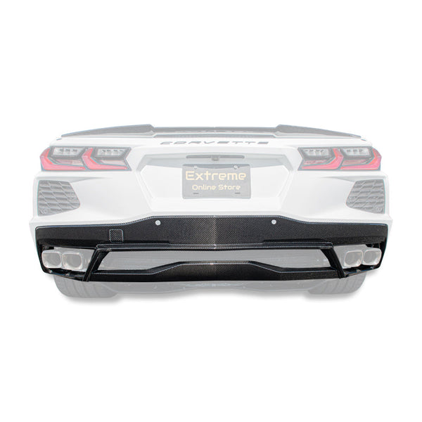 Chevrolet Corvette C8 DRY CARBON FIBER Rear Diffuser — product photo 1