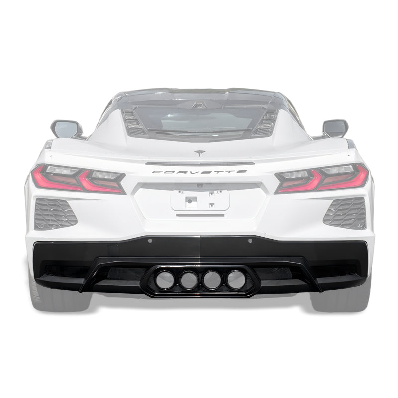 Corvette C8 Z06 Package Rear Center Quad Exit Diffuser