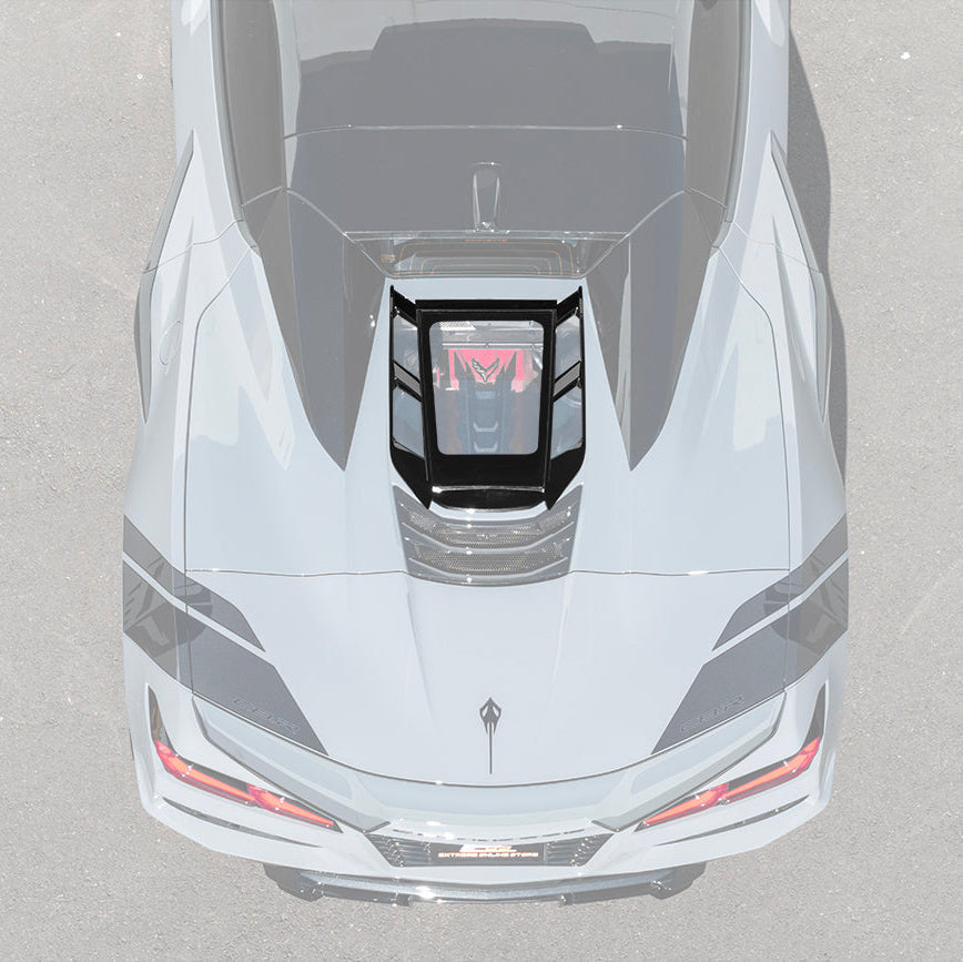 2020-Up Corvette C8 Convertible Rear Hatch Upper HTC Tonneau Window Inserts