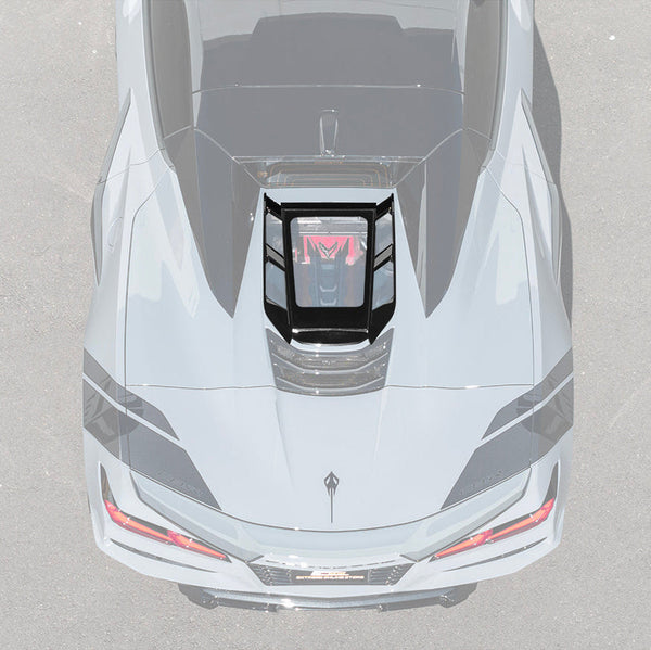 2020-Up Corvette C8 Convertible Rear Hatch Upper HTC Tonneau Window Inserts — product photo 1
