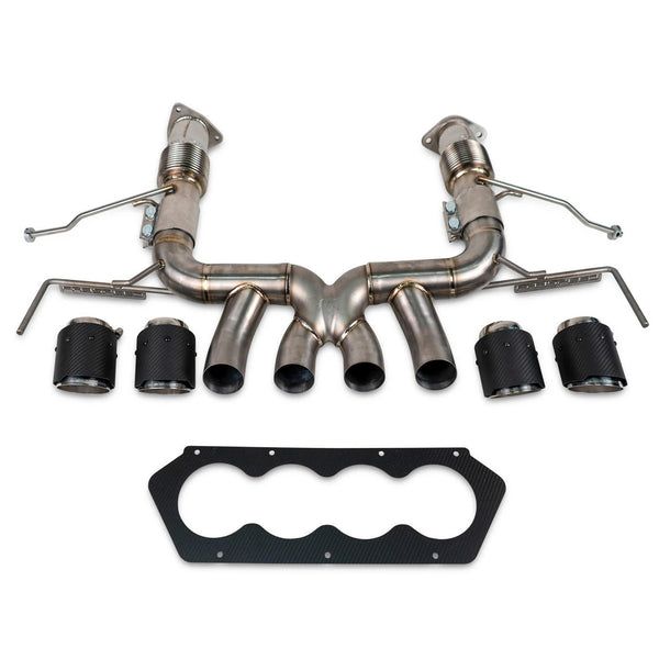 Fabspeed Chevrolet Corvette C8 Z06 Titanium Supersport X-Pipe Cat-Back Exhaust System (2023+) — product gallery image 7