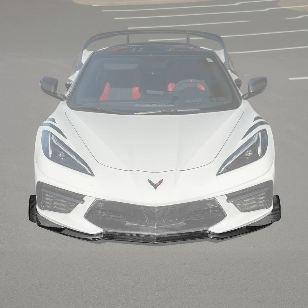 Corvette C8 Stingray DRY CARBON FIBER Front Splitter [Z06 / Z07 Conversion Package]