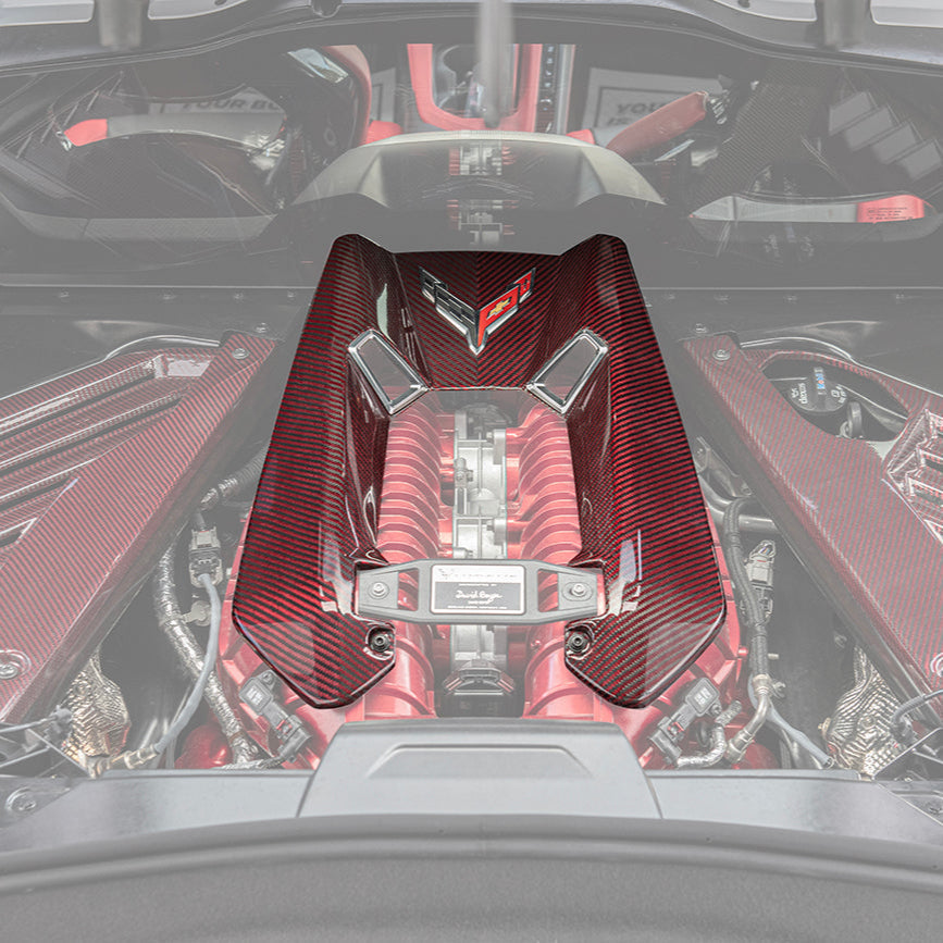 Chevrolet Corvette C8 Z06 DRY CARBON FIBER Engine Cover