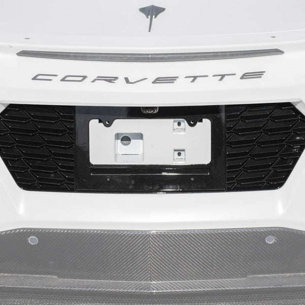 Chevrolet Corvette C8 License Plate Backing — product photo 1