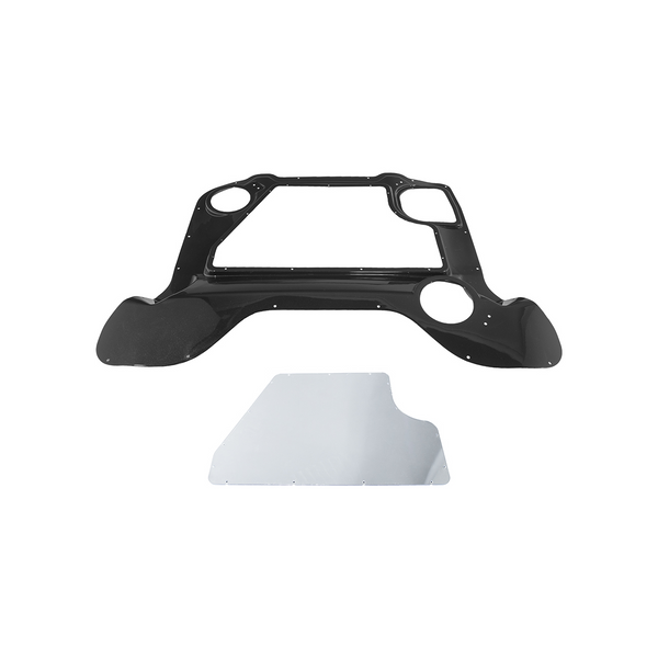 Corvette C8 E-Ray Convertible CARBON FLASH Engine Bay Panel Clear Cover — product photo 1