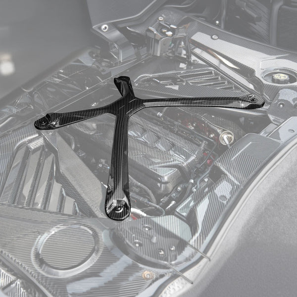 Chevrolet Corvette C8 DRY CARBON FIBER X-Brace — product photo 1