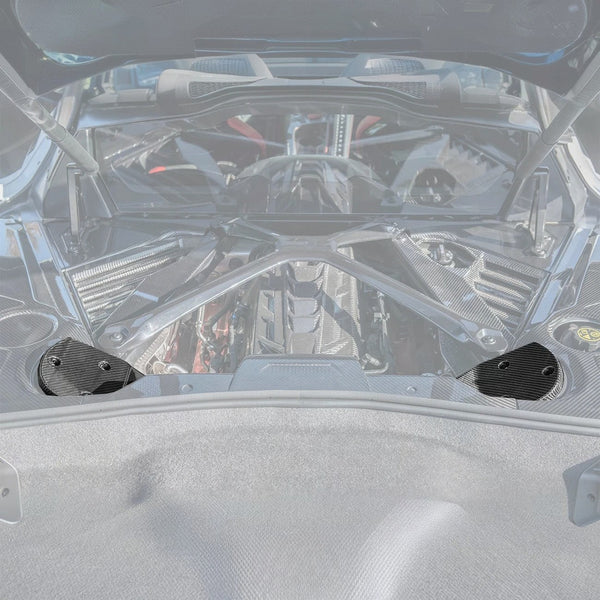 Chevrolet Corvette C8 DRY CARBON FIBER Engine Bay Struct Covers — product photo 1