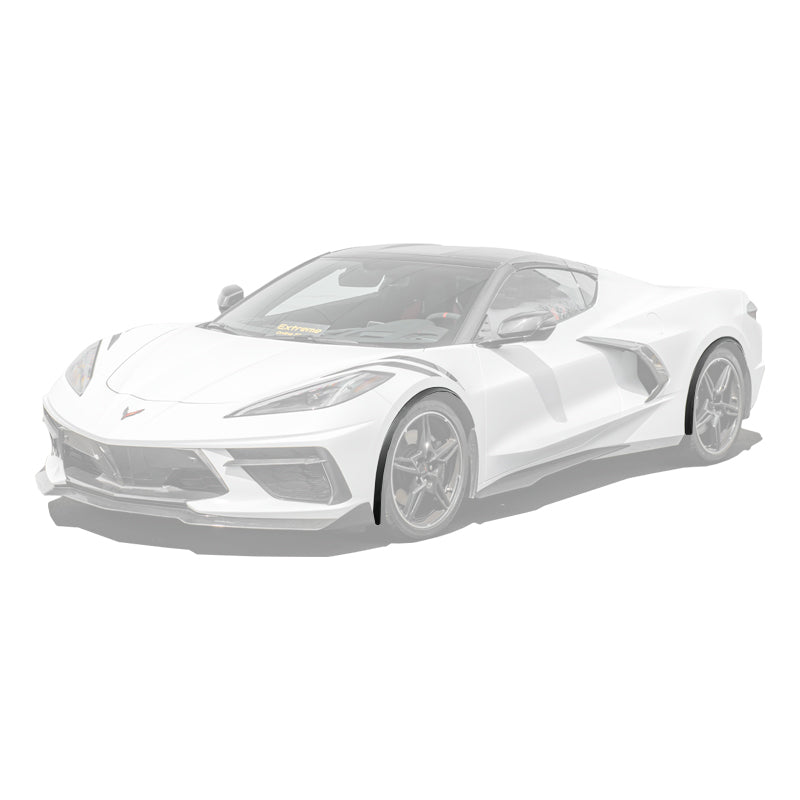 Chevrolet Corvette C8 Stingray DRY CARBON FIBER Side Wheel Fender