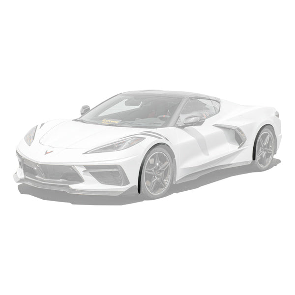 Chevrolet Corvette C8 Stingray DRY CARBON FIBER Side Wheel Fender — product photo 1