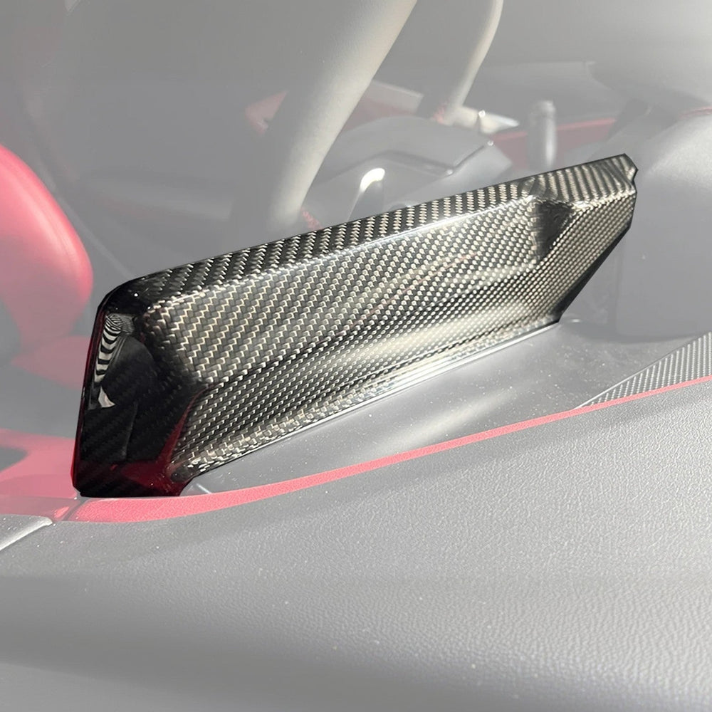 Corvette C8 DRY CARBON FIBER Radio GPS Navigation Screen Cover