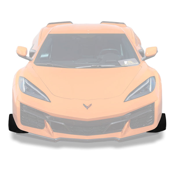 Chevrolet Corvette C8 Z06 / E-Ray DRY CARBON FIBER Front Side Canards — product photo 1
