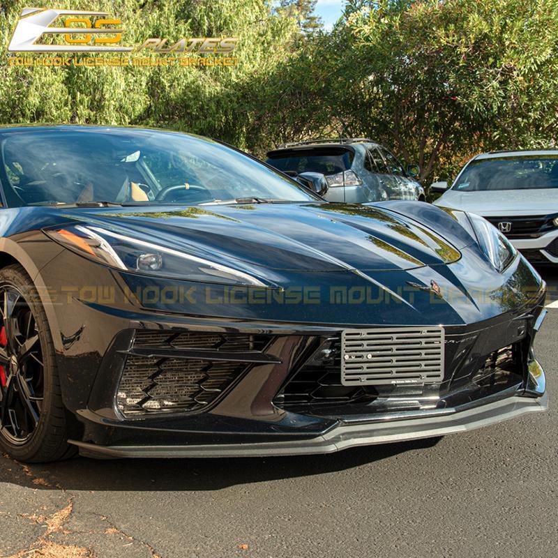 2020-Up Corvette C8 Tow Hook License Plate Adaptor
