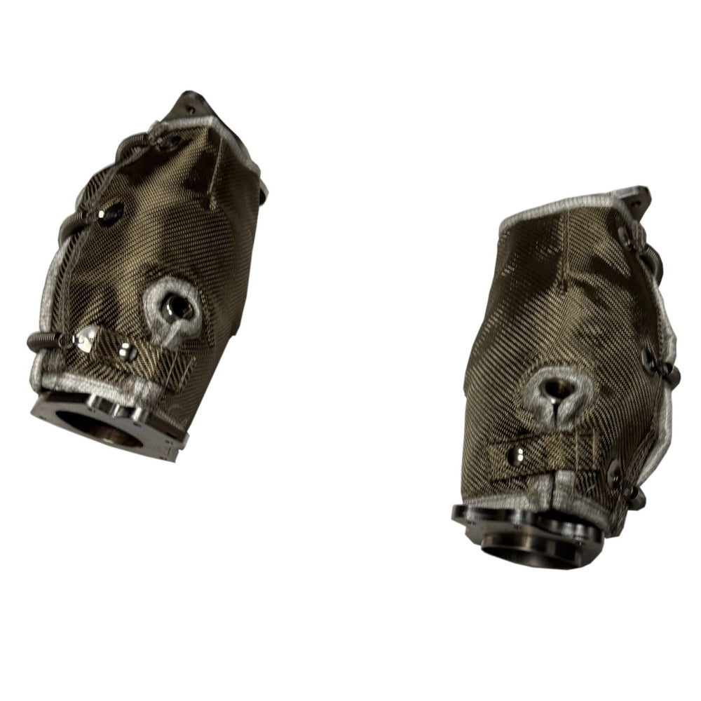 Kooks OEM x 3" 5" Ultra-GREEN Connections w/ Heat Blankets — C8 Z06