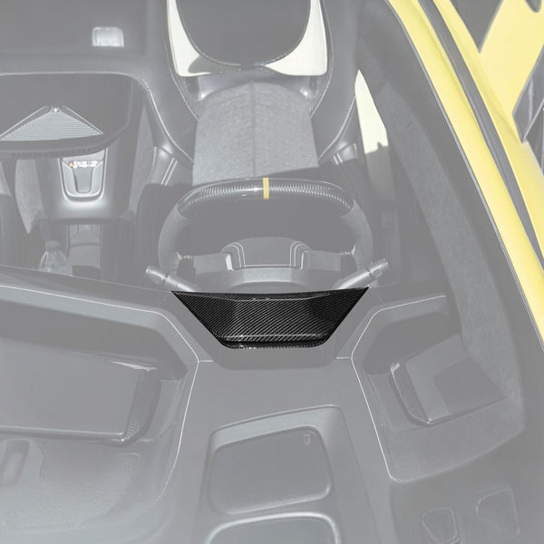 Corvette C8 Carbon Fiber Factory Style Replacement Upper Dashboard Instrument Panel — product photo 1