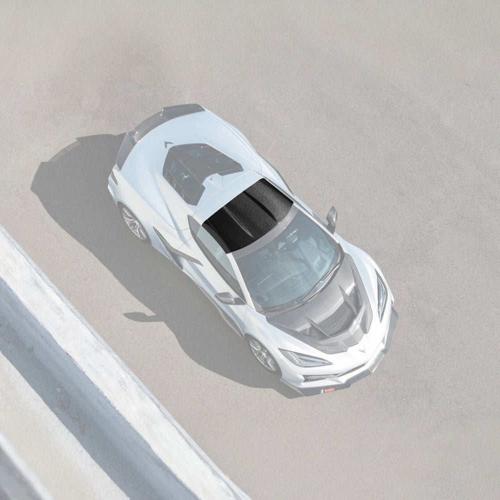 Corvette C8 Carbon Fiber GM Factory Style Double-Sided Replacement Removable Targa Roof Panel