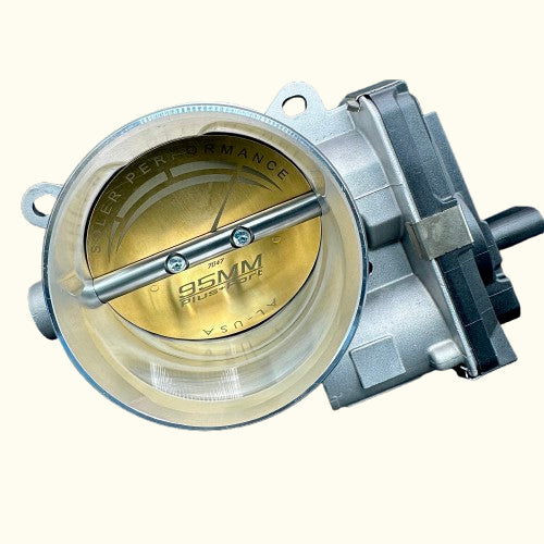 Soler 95+mm "LTX" Throttle Body — C8 Stingray & E-Ray (Ported Manifold)